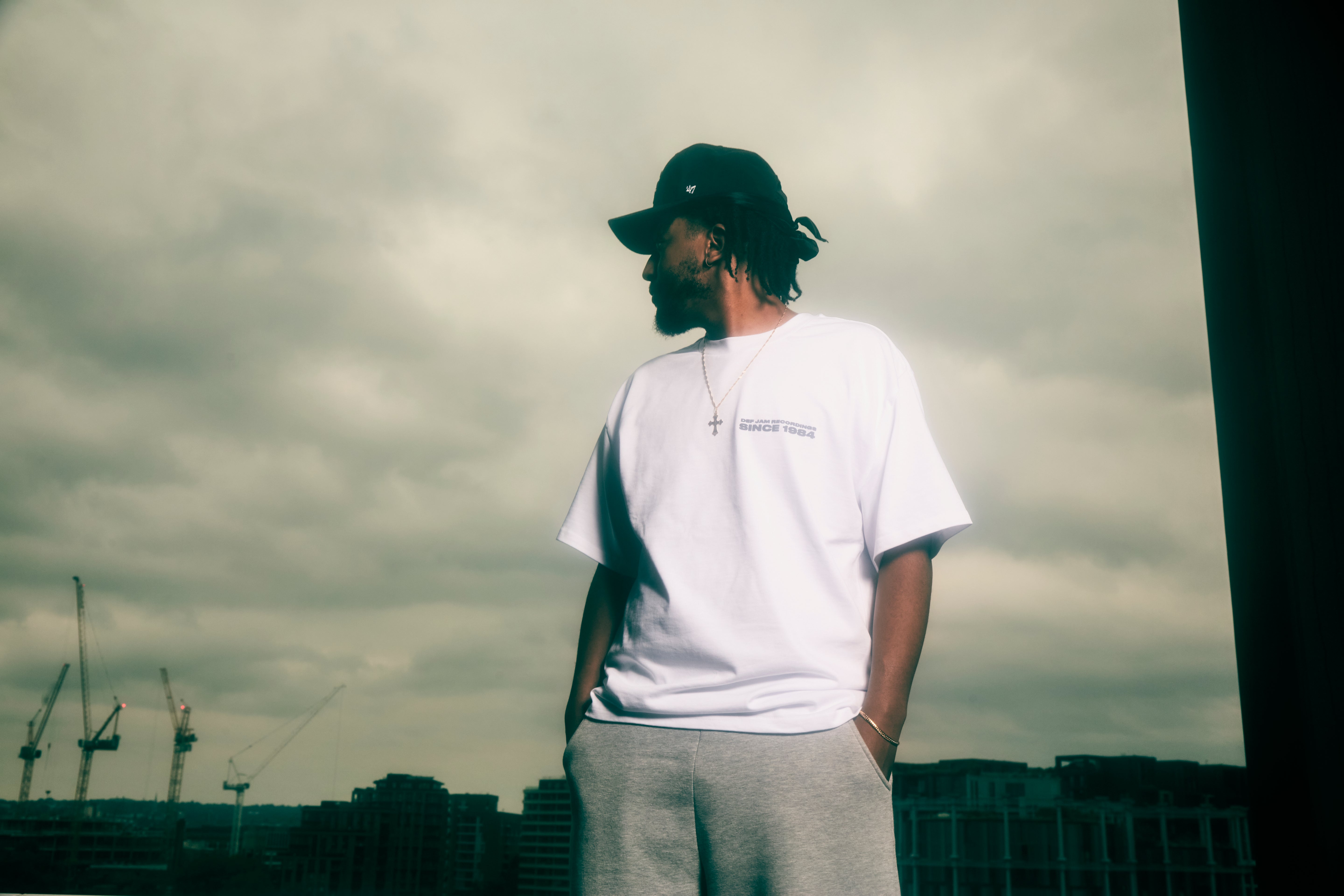 0207 Def Jam - Limited Edition Def Jam 40th Anniversary White Puff-Print T-Shirt