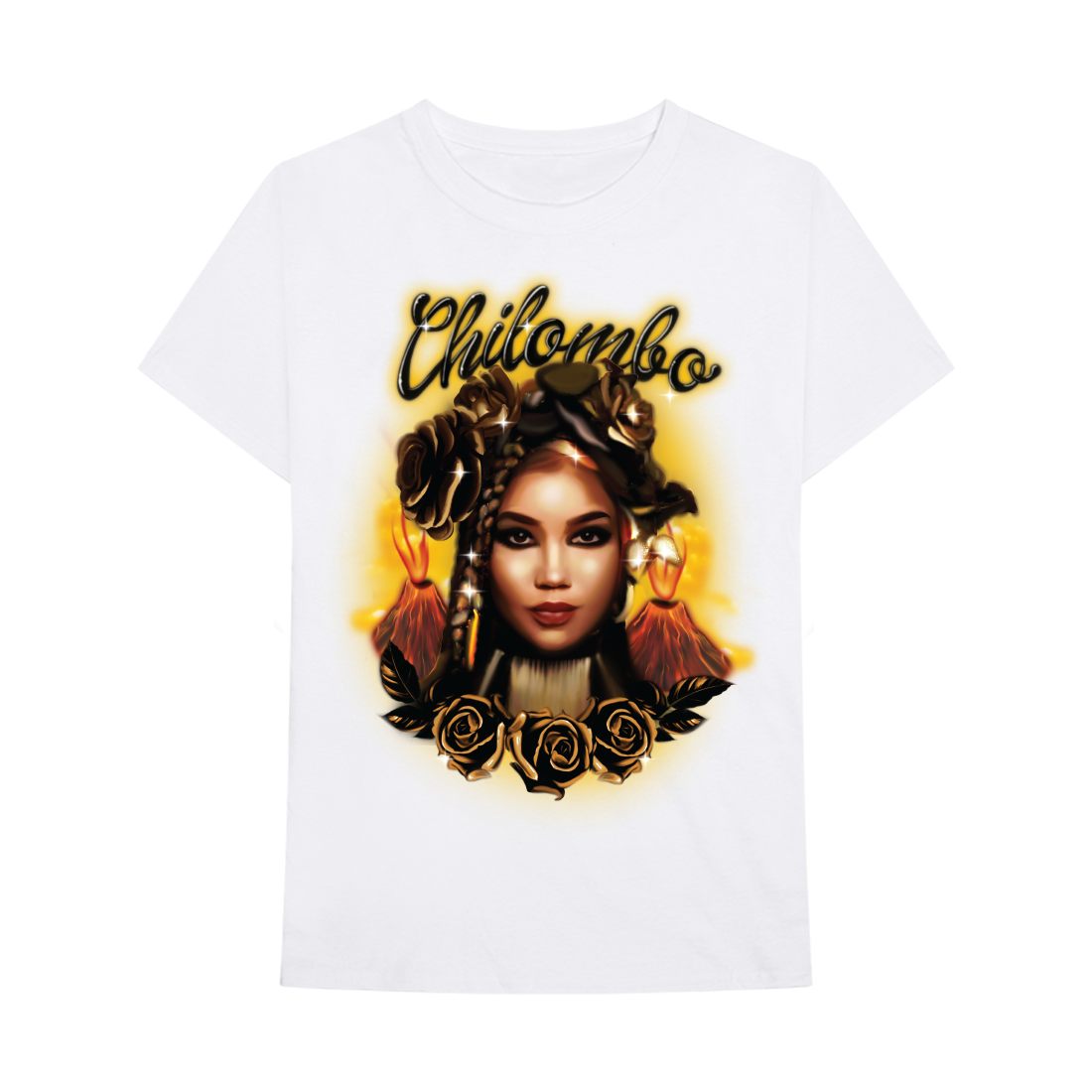 Jhene Aiko - CHILOMBO DELUXE AIRBRUSH T-SHIRT II